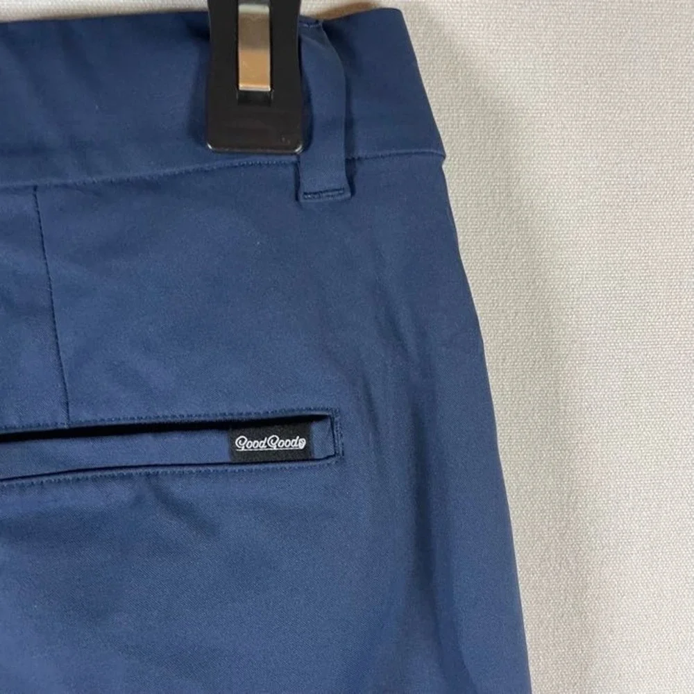 Good Good Golf Mens Performance Club Golf Pants Blue Stretch Tapered‎ - Size 32
